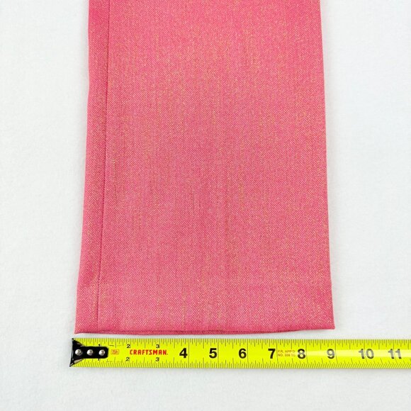 Liz Claiborne Women's Frozen Berry Metallic Contoured Waistband Trouser Sz 8 NWT - Picture 11 of 12